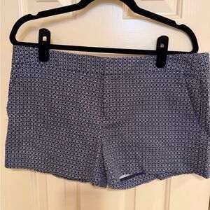 Joie Navy Geometric Women's Shorts